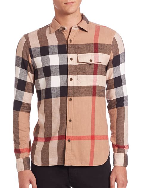 camisa masculina burberry|Burberry shirt sale men's.